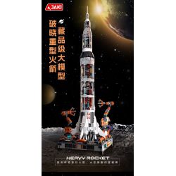 JAKI JK8509 8509 MÔ HÌNH LỚN CẤP ĐỘ BỘ SƯU TẬP TÊN LỬA HẠNG NẶNG DAWN bộ đồ chơi xếp lắp ráp ghép mô hình Creator HEAVY ROCKET Sáng Tạo