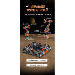 JAKI JK8509 8509 MÔ HÌNH LỚN CẤP ĐỘ BỘ SƯU TẬP TÊN LỬA HẠNG NẶNG DAWN bộ đồ chơi xếp lắp ráp ghép mô hình Creator HEAVY ROCKET Sáng Tạo