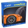 CADA DOUBLEE D013-001 013-001 BỘ LỐP GOODYEAR 1:8 tỷ lệ 1:8 bộ đồ chơi xếp lắp ráp ghép mô hình Technic Kỹ Thuật Công Nghệ Cao Mô Hình Phương Tiện 4 khối