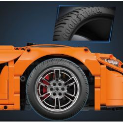 CADA DOUBLEE D013-001 013-001 BỘ LỐP GOODYEAR 1:8 tỷ lệ 1:8 bộ đồ chơi xếp lắp ráp ghép mô hình Technic Kỹ Thuật Công Nghệ Cao Mô Hình Phương Tiện 4 khối