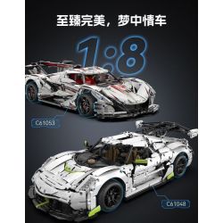 CADA DOUBLEE D014-001 014-001 BỘ LỐP GOODYEAR 1:10 tỷ lệ 1:10 bộ đồ chơi xếp lắp ráp ghép mô hình Technic Kỹ Thuật Công Nghệ Cao Mô Hình Phương Tiện 4 khối