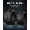 CADA DOUBLEE D014-001 014-001 BỘ LỐP GOODYEAR 1:10 tỷ lệ 1:10 bộ đồ chơi xếp lắp ráp ghép mô hình Technic Kỹ Thuật Công Nghệ Cao Mô Hình Phương Tiện 4 khối