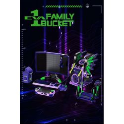 WANGAO 288022 NHÓM THỂ THAO ĐIỆN TỬ SỐ 1 CỦA EVA DÀNH CHO GIA ĐÌNH bộ đồ chơi xếp lắp ráp ghép mô hình