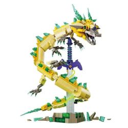 DK 7034 MASTER SWORD NƯỚC MẮT RỒNG TRẮNG bộ đồ chơi xếp lắp ráp ghép mô hình Movie & Game Phim Và Trò Chơi 1298 khối