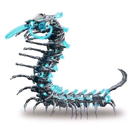 DK 7041 RẾT CƠ KHÍ bộ đồ chơi xếp lắp ráp ghép mô hình MEXHANICAL CENTIPEDE 698 khối