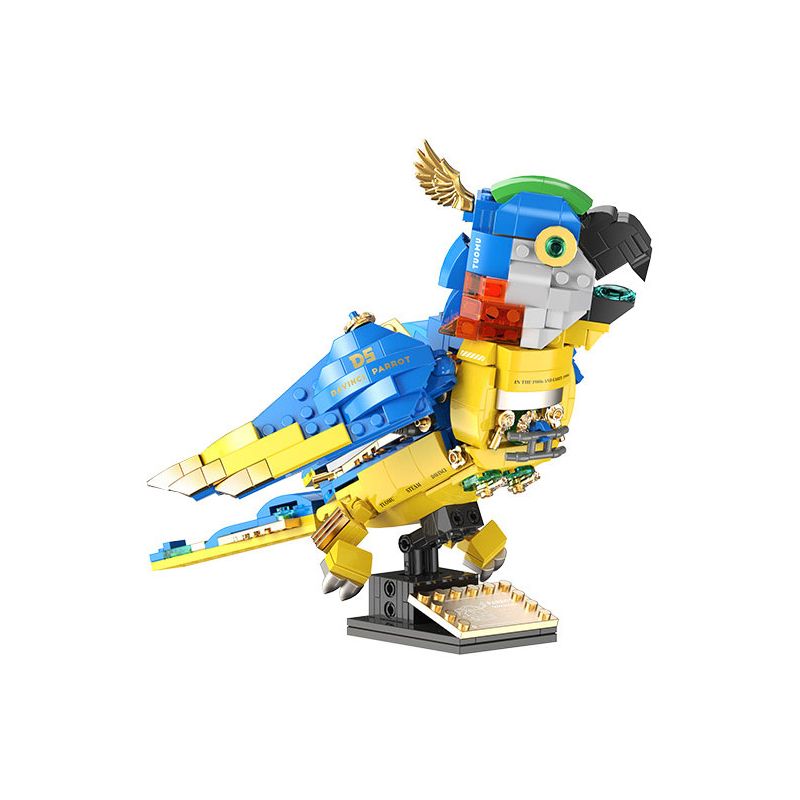 TAKUGI T4006 4006 HƠI NƯỚC DA VINCI MACAW bộ đồ chơi xếp lắp ráp ghép mô hình STEAM DAVINCI MACAW