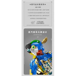 TAKUGI T4006 4006 HƠI NƯỚC DA VINCI MACAW bộ đồ chơi xếp lắp ráp ghép mô hình STEAM DAVINCI MACAW