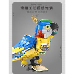 TAKUGI T4006 4006 HƠI NƯỚC DA VINCI MACAW bộ đồ chơi xếp lắp ráp ghép mô hình STEAM DAVINCI MACAW