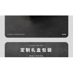 TAKUGI T4006 4006 HƠI NƯỚC DA VINCI MACAW bộ đồ chơi xếp lắp ráp ghép mô hình STEAM DAVINCI MACAW