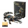 TAKUGI T4007 4007 STEAM DA VINCI CÁ SẤU BỌC THÉP bộ đồ chơi xếp lắp ráp ghép mô hình STEAM DAVINCI ALLIGATOR