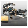 TAKUGI T4007 4007 STEAM DA VINCI CÁ SẤU BỌC THÉP bộ đồ chơi xếp lắp ráp ghép mô hình STEAM DAVINCI ALLIGATOR