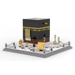 WANGE LIGAO DR.LUCK 4226 MECCA HARAM (NHÀ THỜ HỒI GIÁO LỚN) bộ đồ chơi xếp lắp ráp ghép mô hình Architecture MOSQUE KAABA OF MECCA Công Trình Kiến Trúc 446 khối