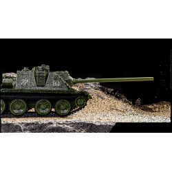 PanlosBrick 632022 Panlos Brick 632022 PHÁO CHỐNG TĂNG SU-100 bộ đồ chơi xếp lắp ráp ghép mô hình Military Army Quân Sự Bộ Đội 1701 khối