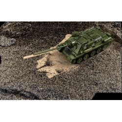 PanlosBrick 632022 Panlos Brick 632022 PHÁO CHỐNG TĂNG SU-100 bộ đồ chơi xếp lắp ráp ghép mô hình Military Army Quân Sự Bộ Đội 1701 khối