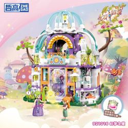 ZHEGAO 921016 BÍ MẬT ĐÁ QUÝ NGÔI NHÀ CỦA NHỮNG GIẤC MƠ bộ đồ chơi xếp lắp ráp ghép mô hình Girl Con Gái 413 khối