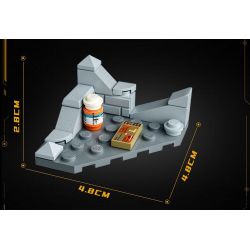 GUDI 20505 TINH HOA HÒA BÌNH THÁP SÚNG bộ đồ chơi xếp lắp ráp ghép mô hình Movie & Game GAME FOR PEACE Phim Và Trò Chơi 442 khối