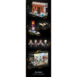 GUDI 20506 TINH HOA HÒA BÌNH TRẠM XĂNG bộ đồ chơi xếp lắp ráp ghép mô hình Movie & Game GAME FOR PEACE Phim Và Trò Chơi 423 khối