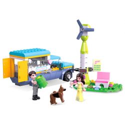 JIESTAR 59237 HƯỚNG DẪN MINH HỌA CUỘC SỐNG ĐÔ THỊ TIẾP NHIÊN LIỆU CHO XE THÚ CƯNG bộ đồ chơi xếp lắp ráp ghép mô hình Girl DREAM TOWN Con Gái 236 khối