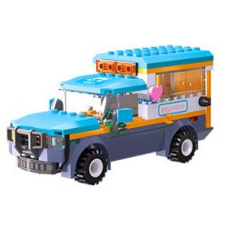 JIESTAR 59237 HƯỚNG DẪN MINH HỌA CUỘC SỐNG ĐÔ THỊ TIẾP NHIÊN LIỆU CHO XE THÚ CƯNG bộ đồ chơi xếp lắp ráp ghép mô hình Girl DREAM TOWN Con Gái 236 khối