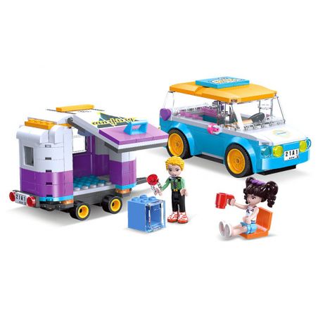 JIESTAR 59240 HƯỚNG DẪN MINH HỌA CUỘC SỐNG ĐÔ THỊ XE ĐI CHƠI NGOÀI TRỜI bộ đồ chơi xếp lắp ráp ghép mô hình Girl DREAM TOWN OUTDOOR SCOOTER Con Gái 276 khối