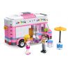 JIESTAR 59241 HƯỚNG DẪN MINH HỌA CUỘC SỐNG ĐÔ THỊ XE BÁN ĐỒ ĂN bộ đồ chơi xếp lắp ráp ghép mô hình Girl DREAM TOWN FOOD TRUCK Con Gái 251 khối
