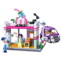 JIESTAR 59242 MINH HỌA CUỘC SỐNG ĐÔ THỊ CỬA HÀNG ĐỒ UỐNG bộ đồ chơi xếp lắp ráp ghép mô hình Girl DREAM TOWN BEVERAGE SHOP Con Gái 287 khối