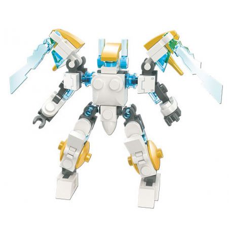 JIESTAR 58225 STAR WARS HIỆP SĨ TỎA SÁNG bộ đồ chơi xếp lắp ráp ghép mô hình SHINY KNIGHT 84 khối