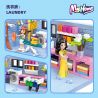 JIESTAR 59247 NHÀ CỦA TÔI PHÒNG GIẶT ỦI bộ đồ chơi xếp lắp ráp ghép mô hình Girl LAUNDRY Con Gái 329 khối