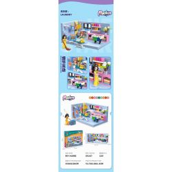 JIESTAR 59248 NHÀ CỦA TÔI BẾP bộ đồ chơi xếp lắp ráp ghép mô hình Girl KITCHEN Con Gái 387 khối