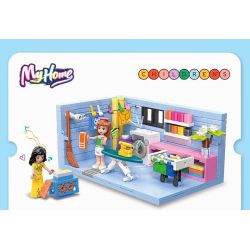 JIESTAR 59248 NHÀ CỦA TÔI BẾP bộ đồ chơi xếp lắp ráp ghép mô hình Girl KITCHEN Con Gái 387 khối