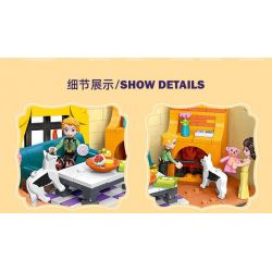 JIESTAR 59249 NHÀ CỦA TÔI PHÒNG NGỦ bộ đồ chơi xếp lắp ráp ghép mô hình Girl BEDROOM Con Gái 402 khối