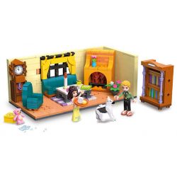 JIESTAR 59250 NHÀ CỦA TÔI PHÒNG KHÁCH bộ đồ chơi xếp lắp ráp ghép mô hình Girl LIVING ROOM Con Gái 451 khối