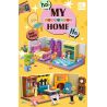 JIESTAR 59250 NHÀ CỦA TÔI PHÒNG KHÁCH bộ đồ chơi xếp lắp ráp ghép mô hình Girl LIVING ROOM Con Gái 451 khối