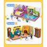 JIESTAR 59250 NHÀ CỦA TÔI PHÒNG KHÁCH bộ đồ chơi xếp lắp ráp ghép mô hình Girl LIVING ROOM Con Gái 451 khối