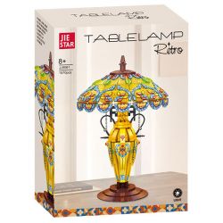 JIESTAR JJ9081 9081 ĐÈN BÀN PHONG CÁCH CHÂU CỔ ĐIỂN bộ đồ chơi xếp lắp ráp ghép mô hình Creator RETRO TABLE LAMP Sáng Tạo 1570 khối