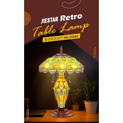 JIESTAR JJ9081 9081 ĐÈN BÀN PHONG CÁCH CHÂU CỔ ĐIỂN bộ đồ chơi xếp lắp ráp ghép mô hình Creator RETRO TABLE LAMP Sáng Tạo 1570 khối