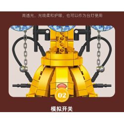 JIESTAR JJ9081 9081 ĐÈN BÀN PHONG CÁCH CHÂU CỔ ĐIỂN bộ đồ chơi xếp lắp ráp ghép mô hình Creator RETRO TABLE LAMP Sáng Tạo 1570 khối