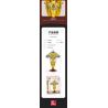 JIESTAR JJ9081 9081 ĐÈN BÀN PHONG CÁCH CHÂU CỔ ĐIỂN bộ đồ chơi xếp lắp ráp ghép mô hình Creator RETRO TABLE LAMP Sáng Tạo 1570 khối