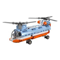 MouldKing 24050 Mould King 24050 MÁY BAY TRỰC THĂNG CÁNH QUẠT ĐÔI bộ đồ chơi xếp lắp ráp ghép mô hình Technic TANDEM ROTOR HELICOPTER Kỹ Thuật Công Nghệ Cao Mô Hình Phương Tiện 270 khối