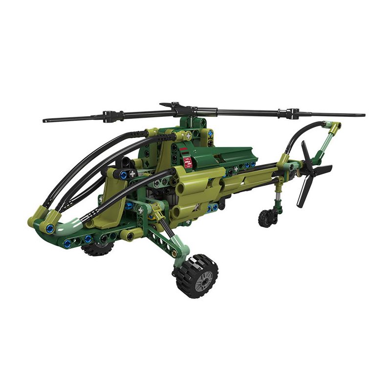 MouldKing 24052 Mould King 24052 TRỰC THĂNG THĂM DÒ bộ đồ chơi xếp lắp ráp ghép mô hình Technic EXPLORATION HELICOPTER Kỹ Thuật Công Nghệ Cao Mô Hình Phương Tiện 284 khối