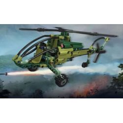 MouldKing 24052 Mould King 24052 TRỰC THĂNG THĂM DÒ bộ đồ chơi xếp lắp ráp ghép mô hình Technic EXPLORATION HELICOPTER Kỹ Thuật Công Nghệ Cao Mô Hình Phương Tiện 284 khối