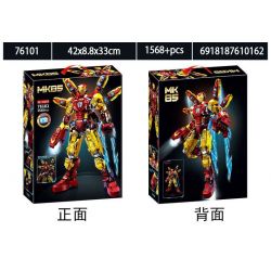 LY 76101 NGƯỜI SẮT MK85 bộ đồ chơi xếp lắp ráp ghép mô hình Super Heroes Siêu Nhân Anh Hùng 1568 khối