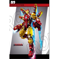 LY 76101 NGƯỜI SẮT MK85 bộ đồ chơi xếp lắp ráp ghép mô hình Super Heroes Siêu Nhân Anh Hùng 1568 khối