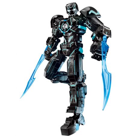 LY 76102 NGƯỜI SẮT MK4 bộ đồ chơi xếp lắp ráp ghép mô hình Super Heroes Siêu Nhân Anh Hùng 1505 khối