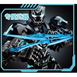 LY 76102 NGƯỜI SẮT MK4 bộ đồ chơi xếp lắp ráp ghép mô hình Super Heroes Siêu Nhân Anh Hùng 1505 khối