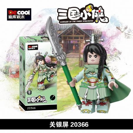 DECOOL BRICKCOOL 20366 TAM QUỐC DIỄN NGHĨA QUAN ÂM BÌNH bộ đồ chơi xếp lắp ráp ghép mô hình Three Kingdoms