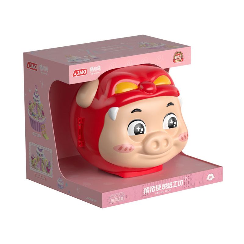 JAKI JK6810 6810 CẢNH CHỦ ĐỀ HỘI THẢO LÀM BÁNH LỢN DỄ THƯƠNG bộ đồ chơi xếp lắp ráp ghép mô hình Creator Sáng Tạo