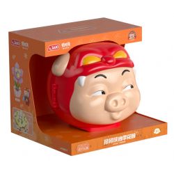 JAKI JK6811 6811 XÔ CẢNH CHỦ ĐỀ KHU VƯỜN BỐN MÙA DỄ THƯƠNG PIG MAN bộ đồ chơi xếp lắp ráp ghép mô hình Creator Sáng Tạo