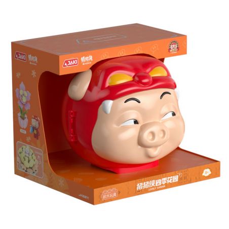 JAKI JK6811 6811 XÔ CẢNH CHỦ ĐỀ KHU VƯỜN BỐN MÙA DỄ THƯƠNG PIG MAN bộ đồ chơi xếp lắp ráp ghép mô hình Creator Sáng Tạo