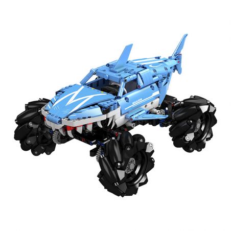 MouldKing 18032 Mould King 18032 XE TẢI QUÁI VẬT BÁNH MEGALODON bộ đồ chơi xếp lắp ráp ghép mô hình Military Army MONSTER TRUCK MEGALODON Quân Sự Bộ Đội 786 khối